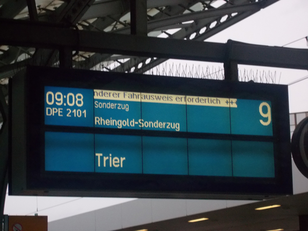 Aktiven Sonderfahrt nach Trier am 08 Februar 2014